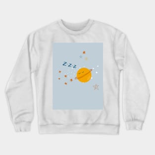 Baby space print Crewneck Sweatshirt